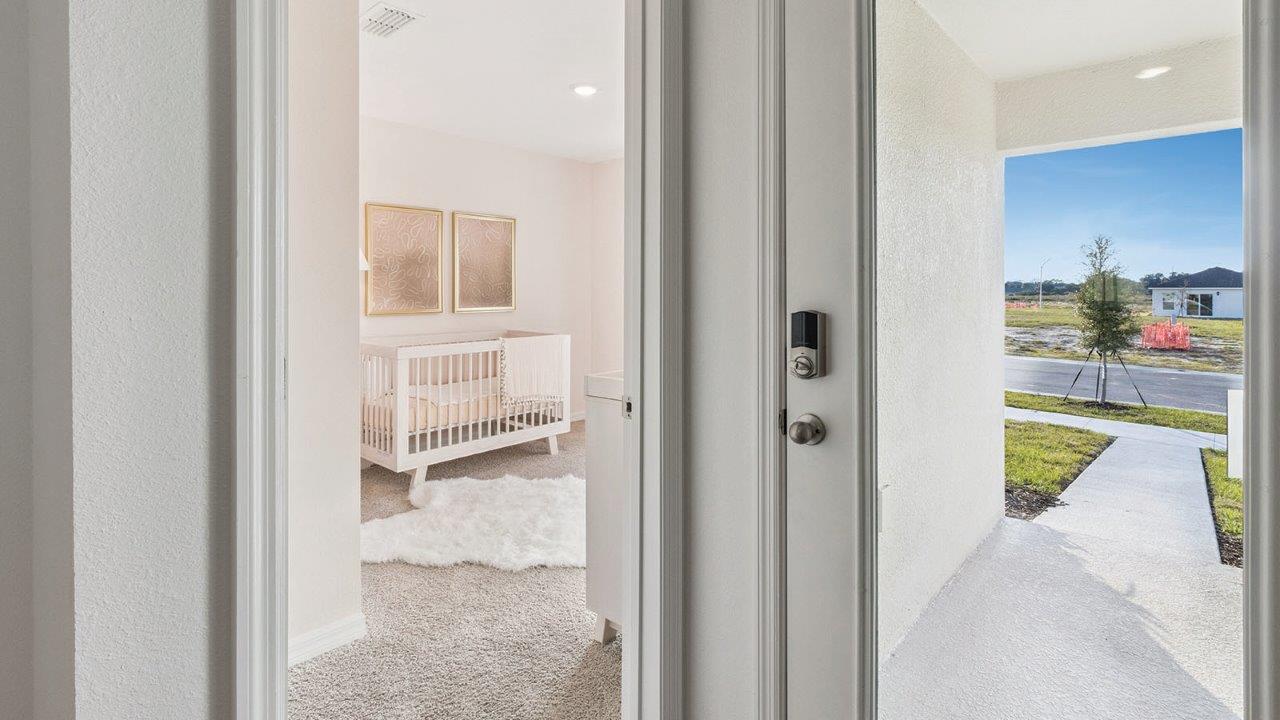 Entry Way with room next door