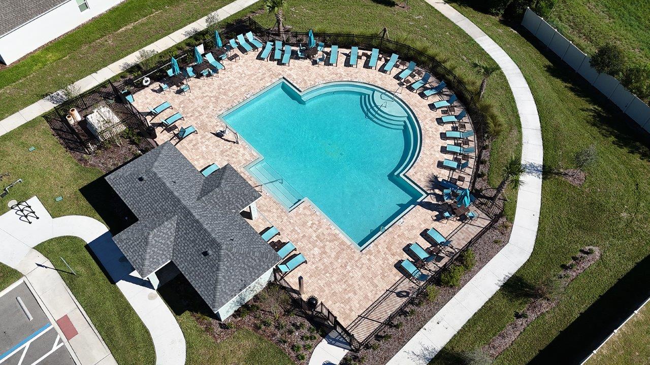 Aerial view Pool Amenity with club house