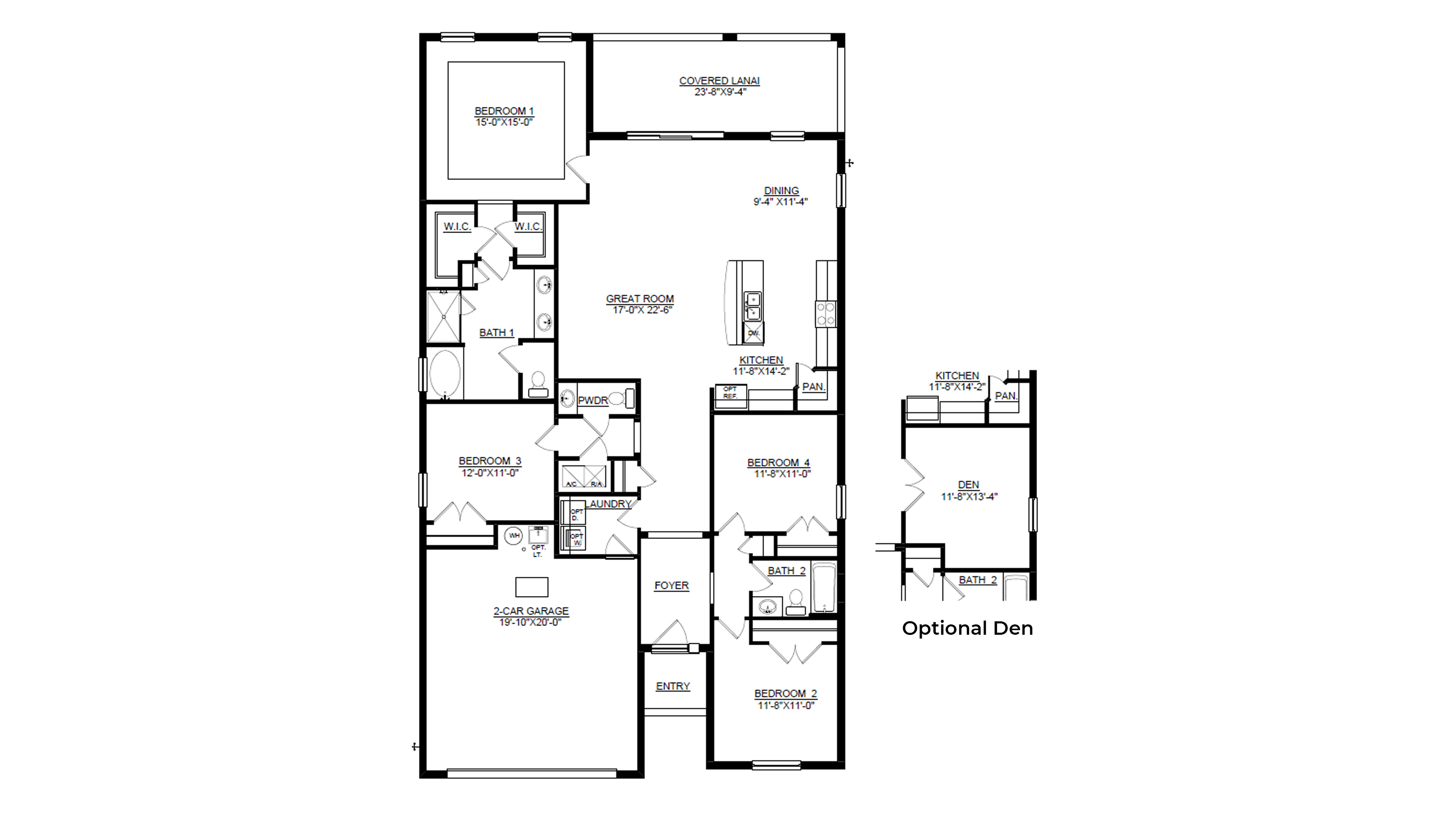 lantana floorplan outline