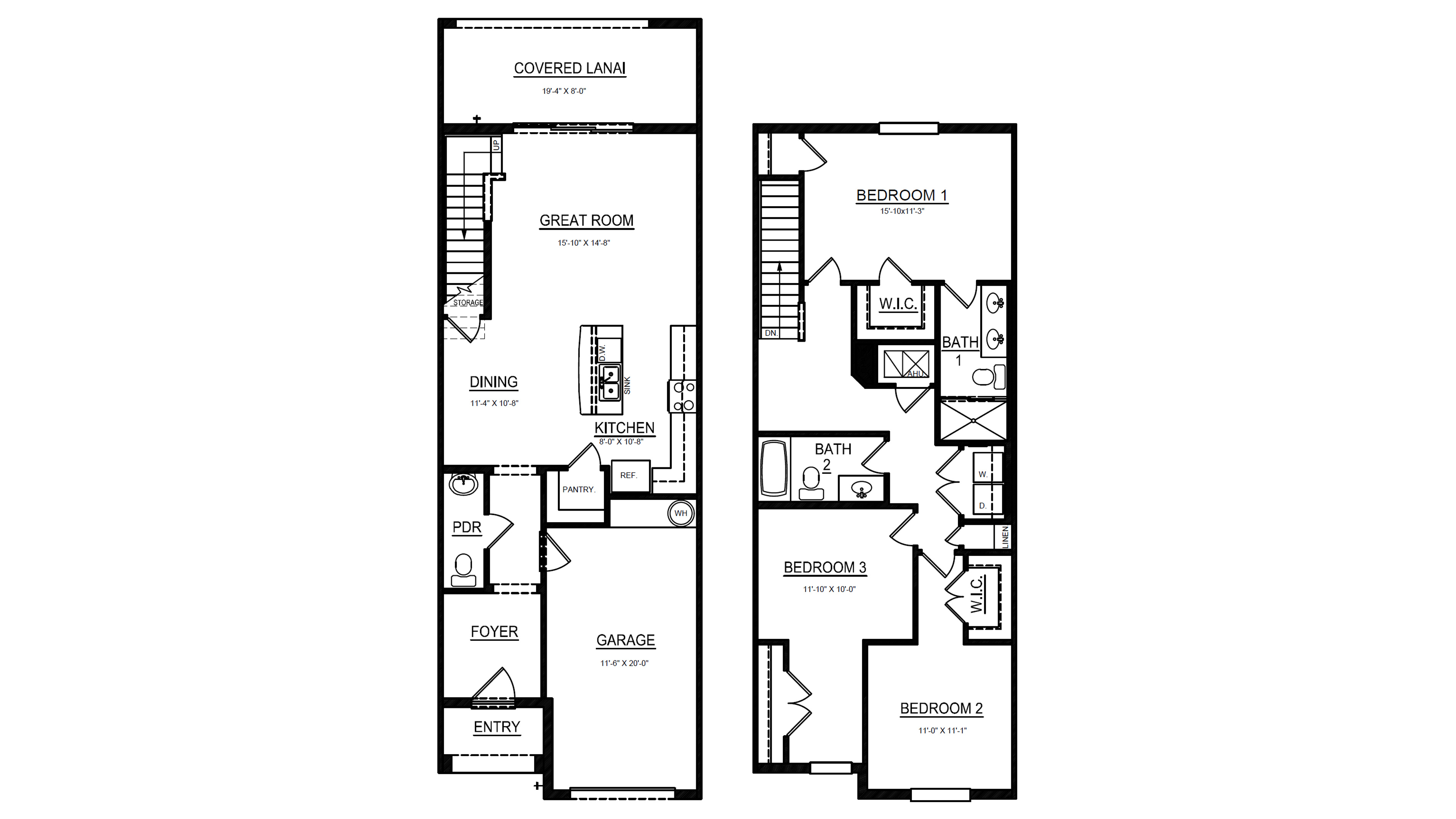 Floor Plan in Farm at Varrea Townhomes | Plant City, FL | D.R. Horton