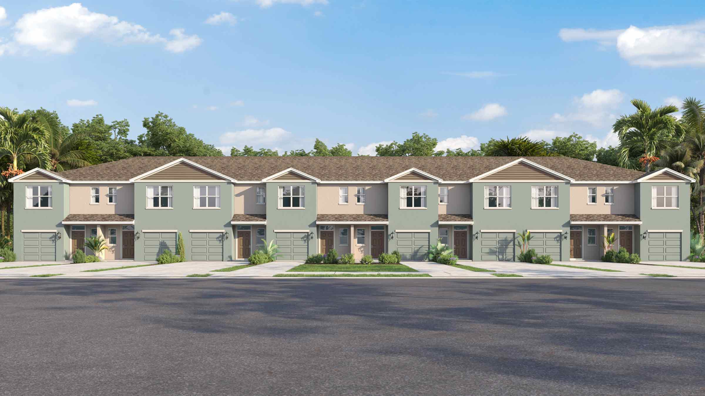 Floor Plan in Chelsea Court Townhomes Tampa, FL D.R. Horton