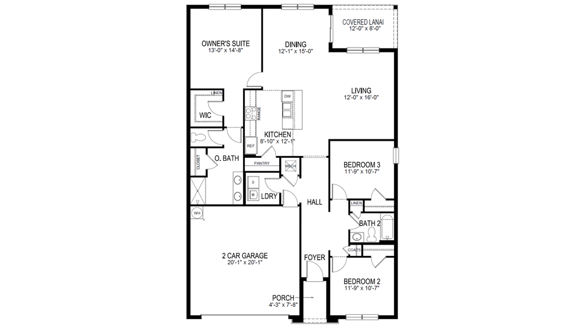 aria floorplan outline