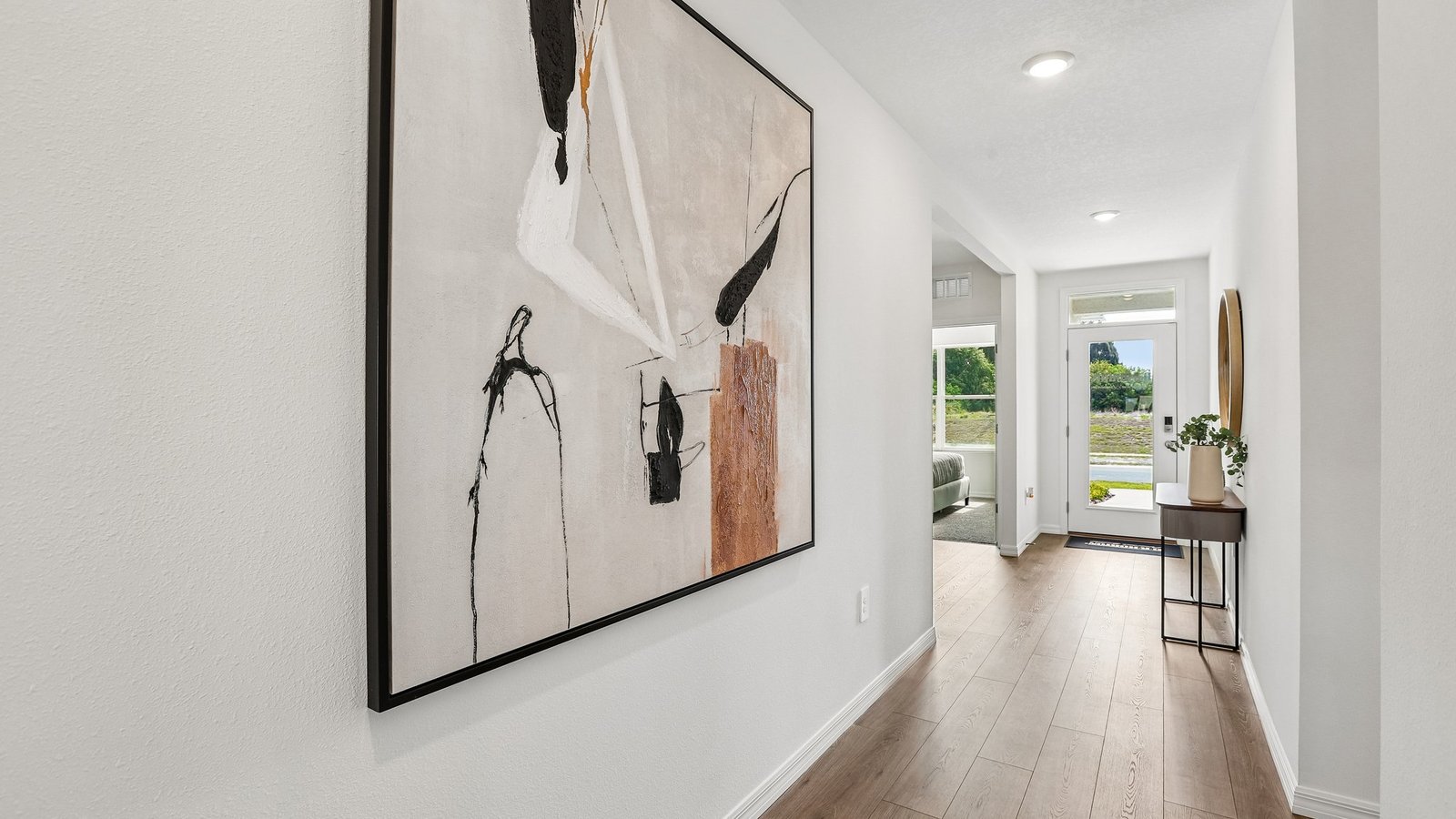 Landing area with view and access to bedrooms
