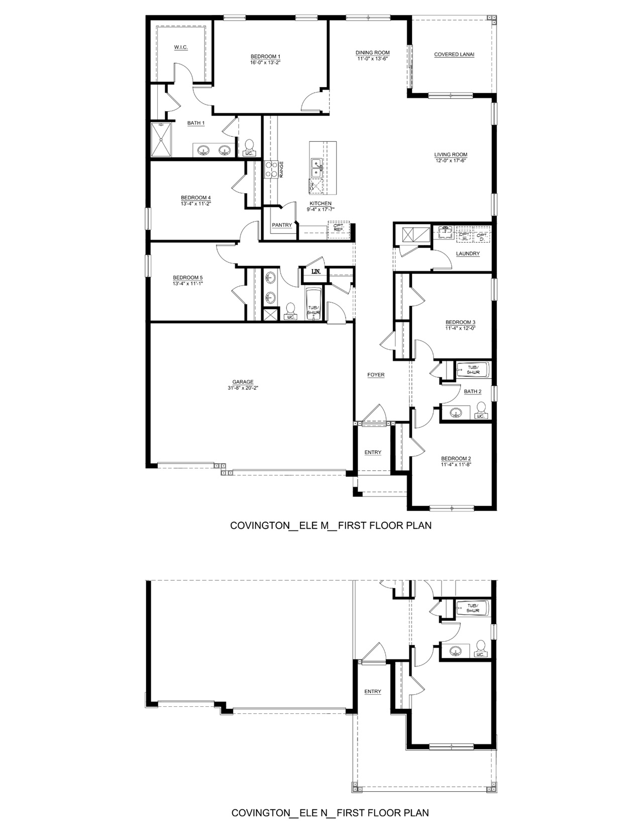 Covington blacklines