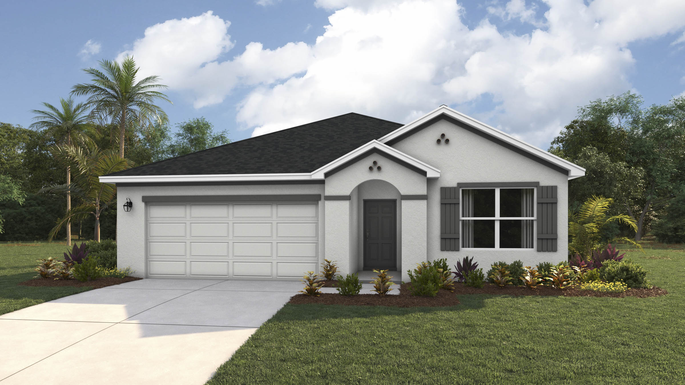 Exterior of the Aria Floorplan in Glen Creek by D.R. Horton in Bradenton