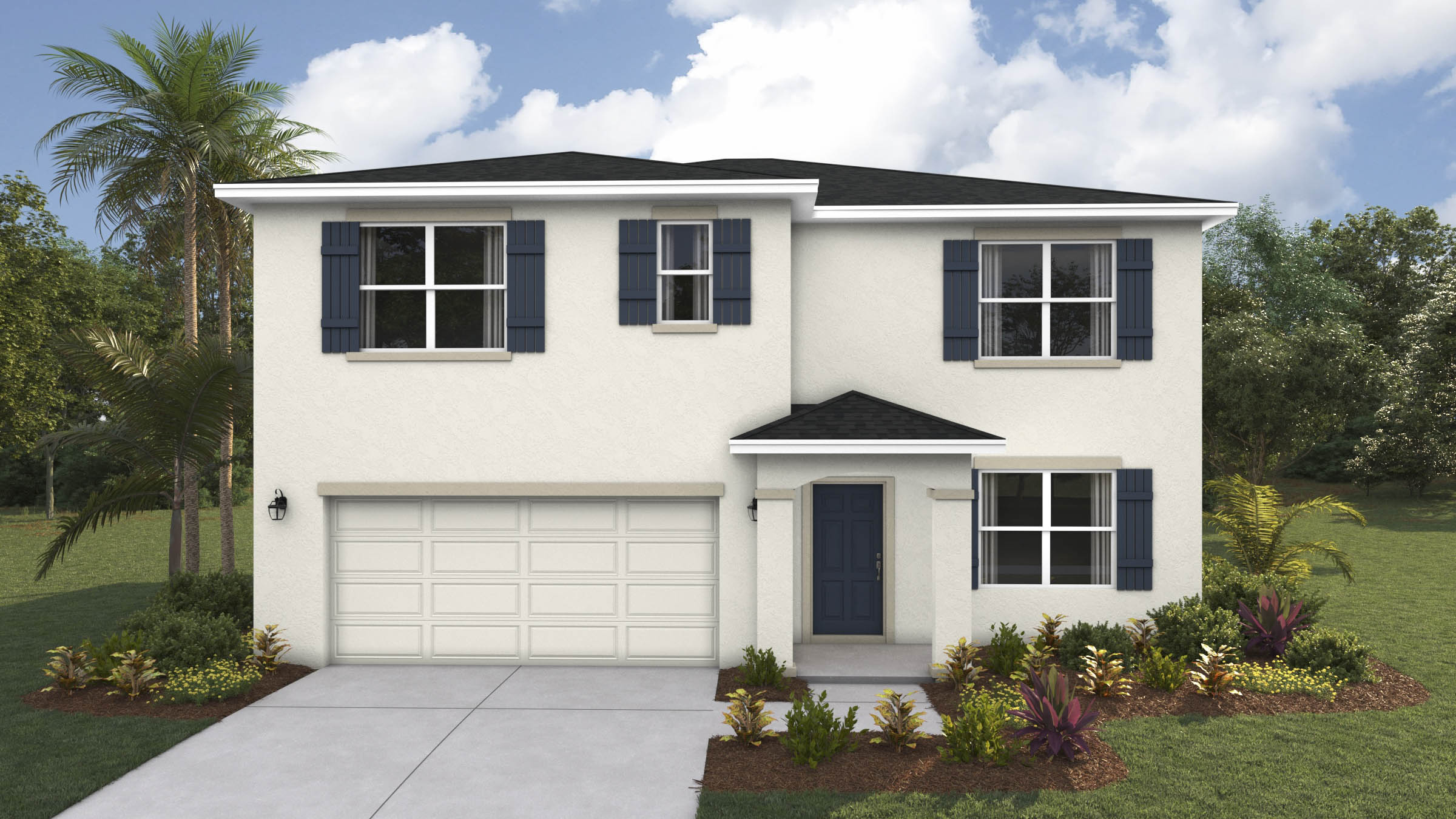 Exterior of Hayden Floorplan in Glen Creek by D.R. Horton in Bradenton