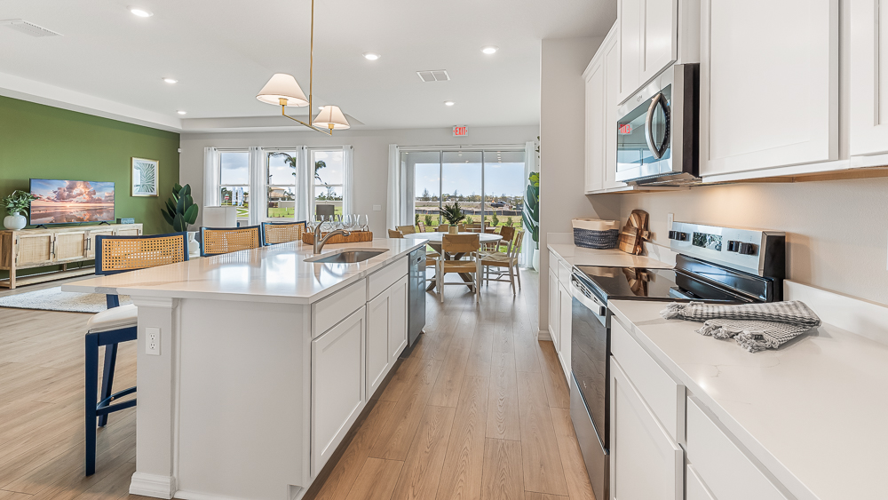 Kitchen in the Holden floorplan at Silverstone North by D.R. Horton in Bradenton Florida