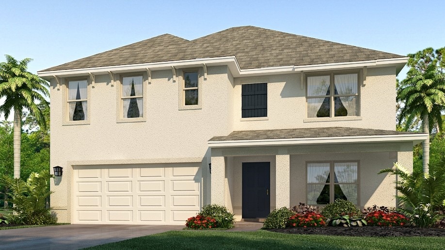 Exterior of Hayden at Rye Crossing by D.R. Horton in Parrish Florida