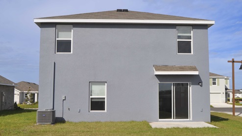 exterior photo of the rear of the robie floorplan
