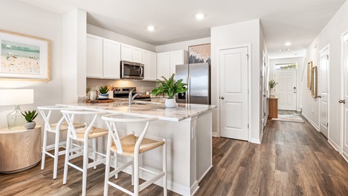 Kitchen Bar and Island