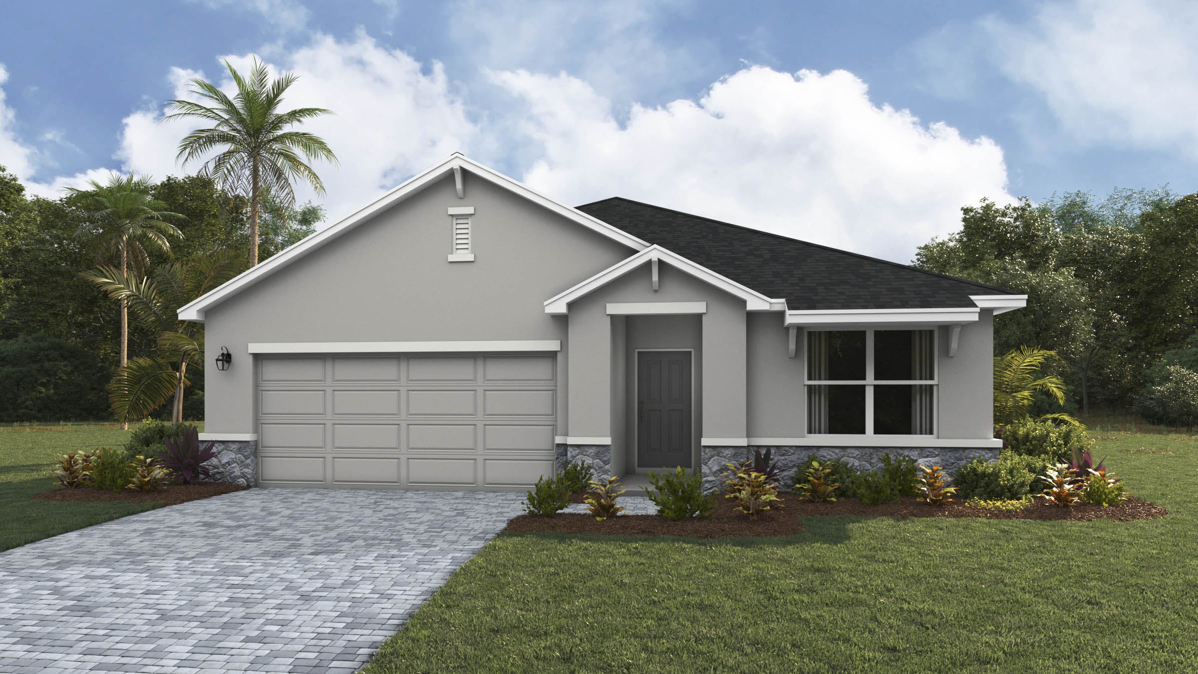 Exterior of Aria Floorplan in Legacy Preserve by D.R. Horton in Parrish Florida