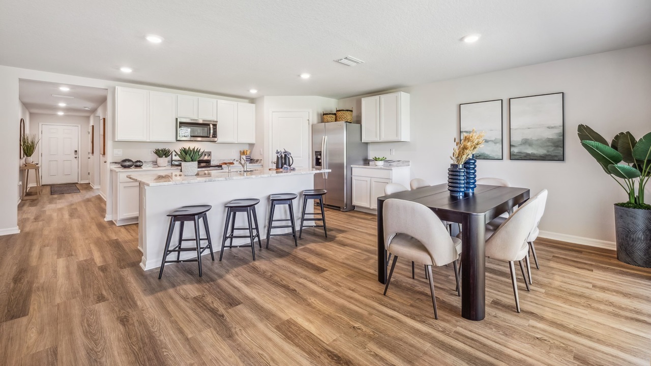 3 kitchen dining room