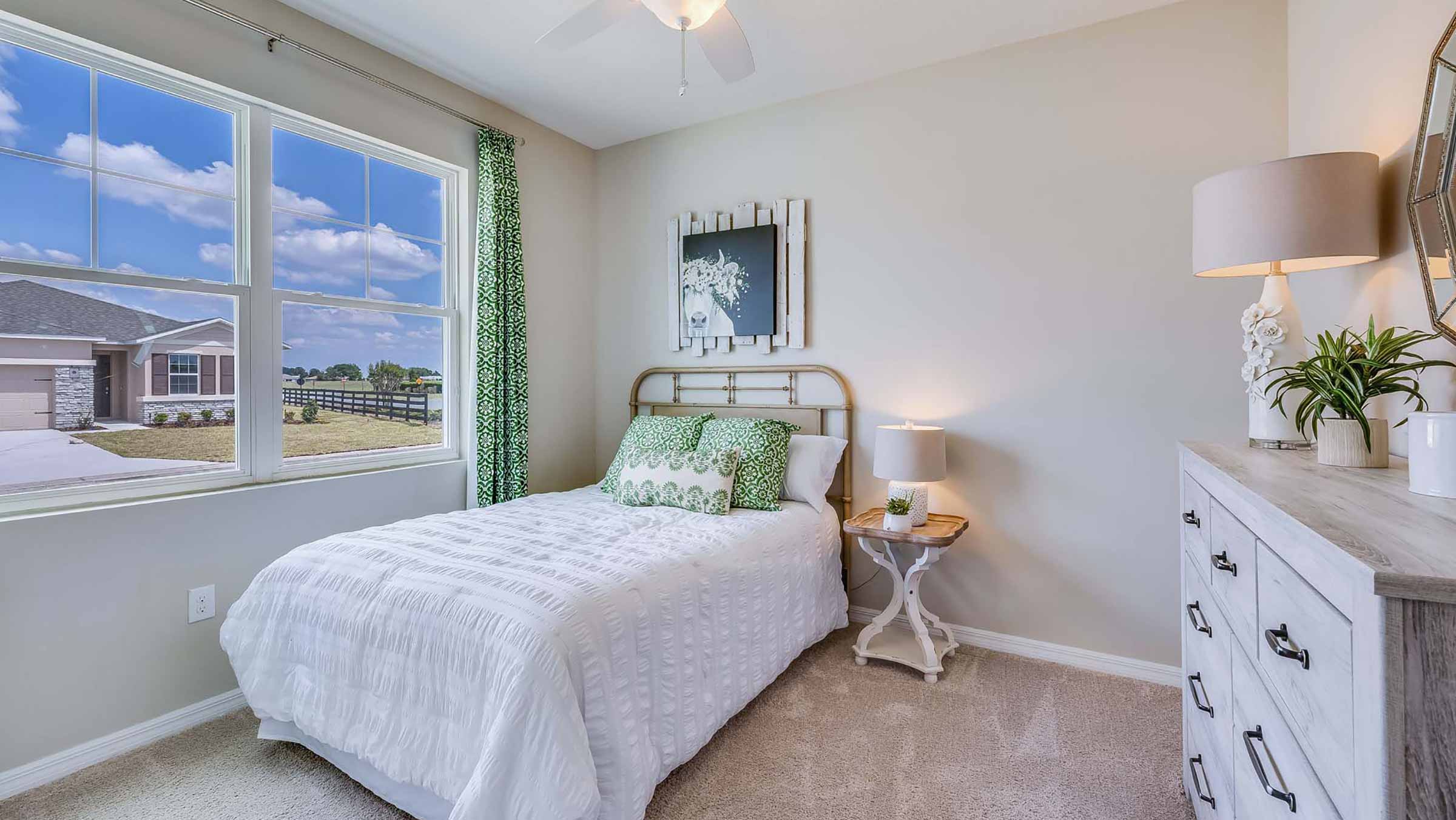Bedroom in the Clifton floorplan at Legacy Preserve by D.R. Horton in Parrish Florida