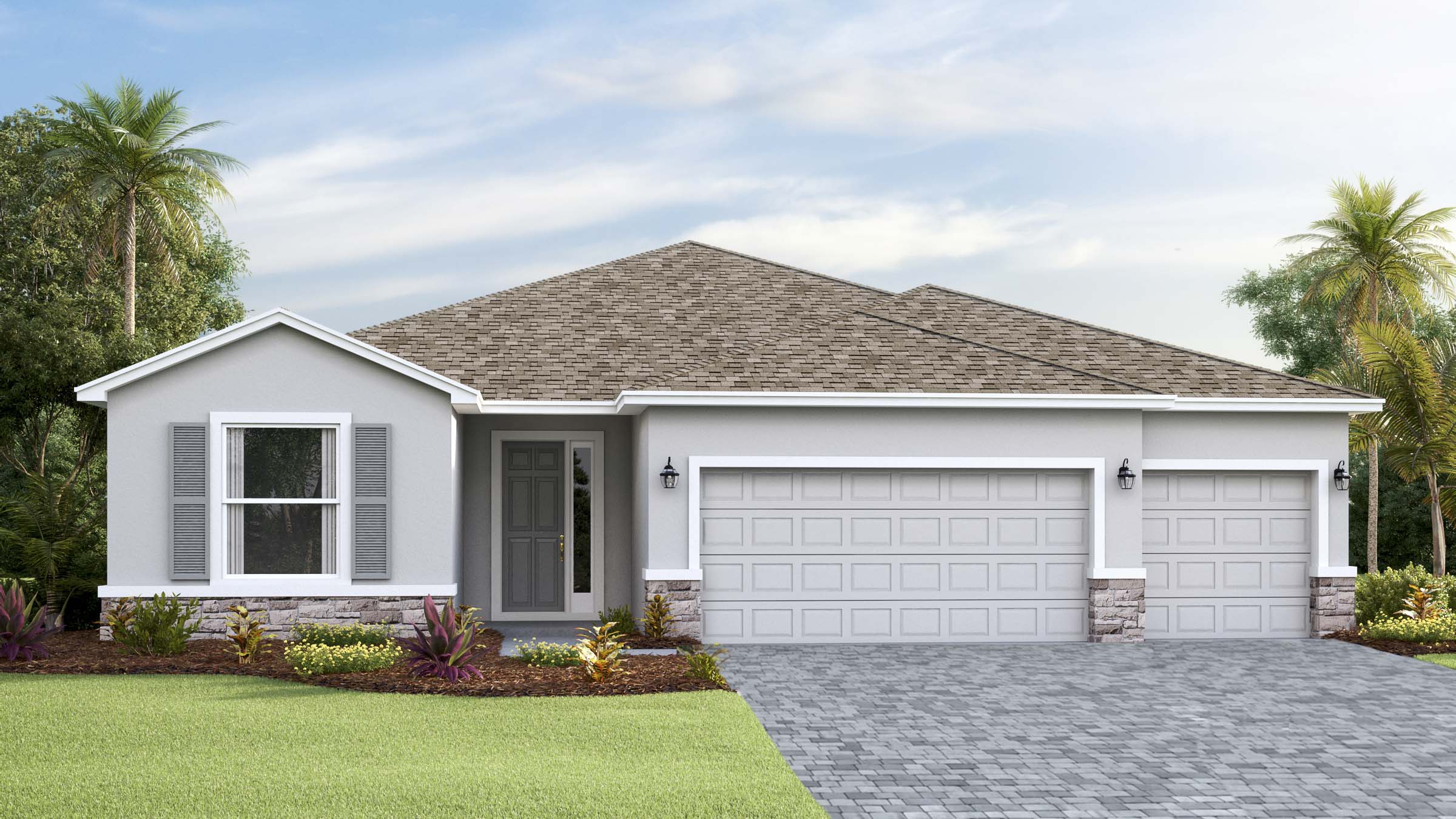 Exterior of Hawthorne at Saddlestone by D.R. Horton in Sarasota Florida
