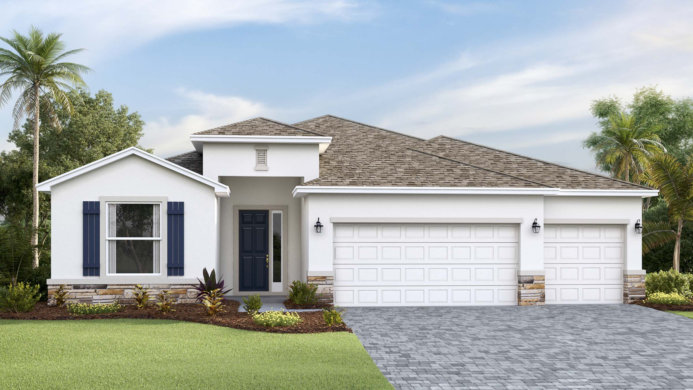 Exterior of Hawthorne at Saddlestone by D.R. Horton in Sarasota Florida