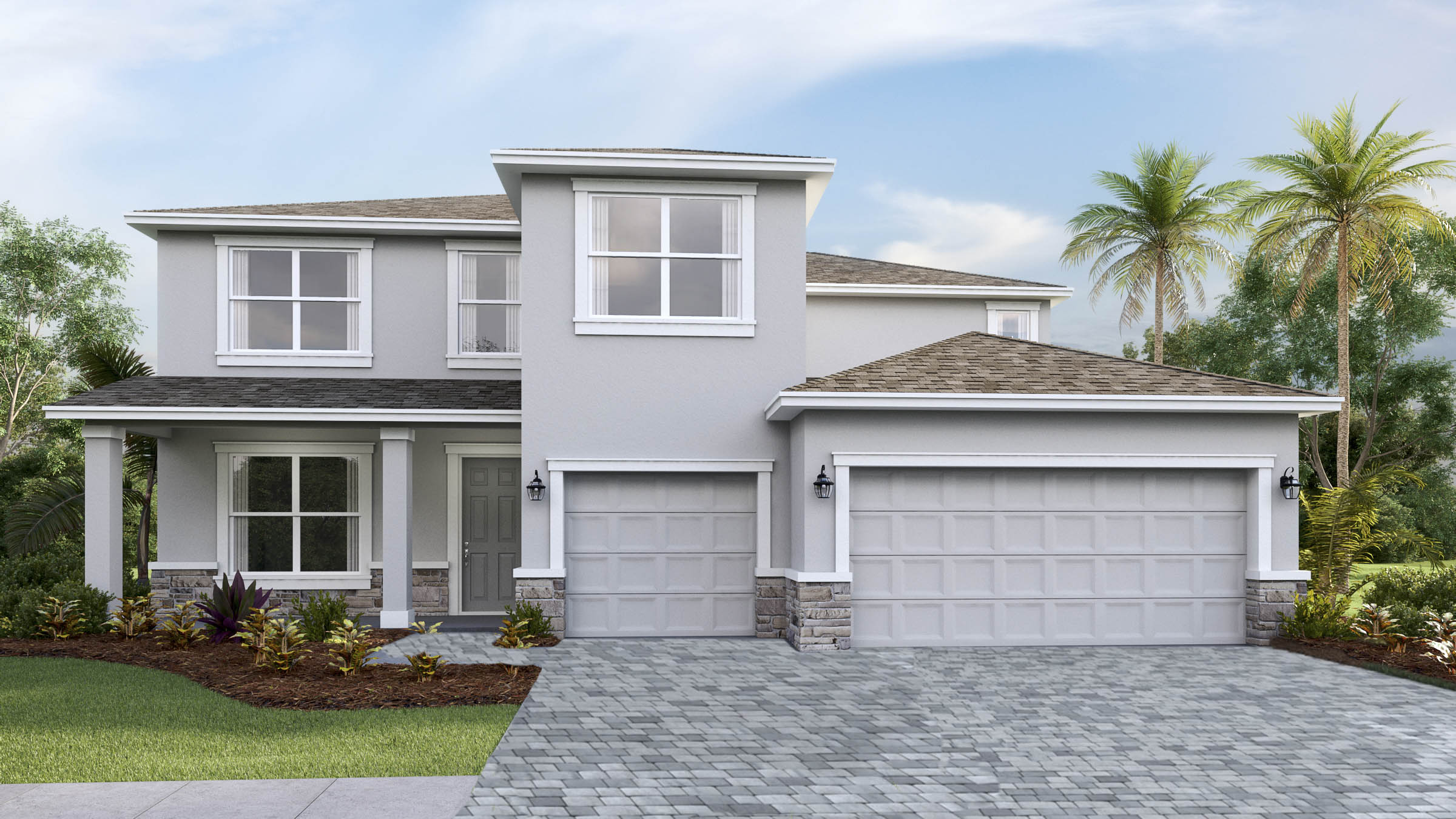 Exterior of Jordyn II at Saddlestone by D.R. Horton in Sarasota Florida