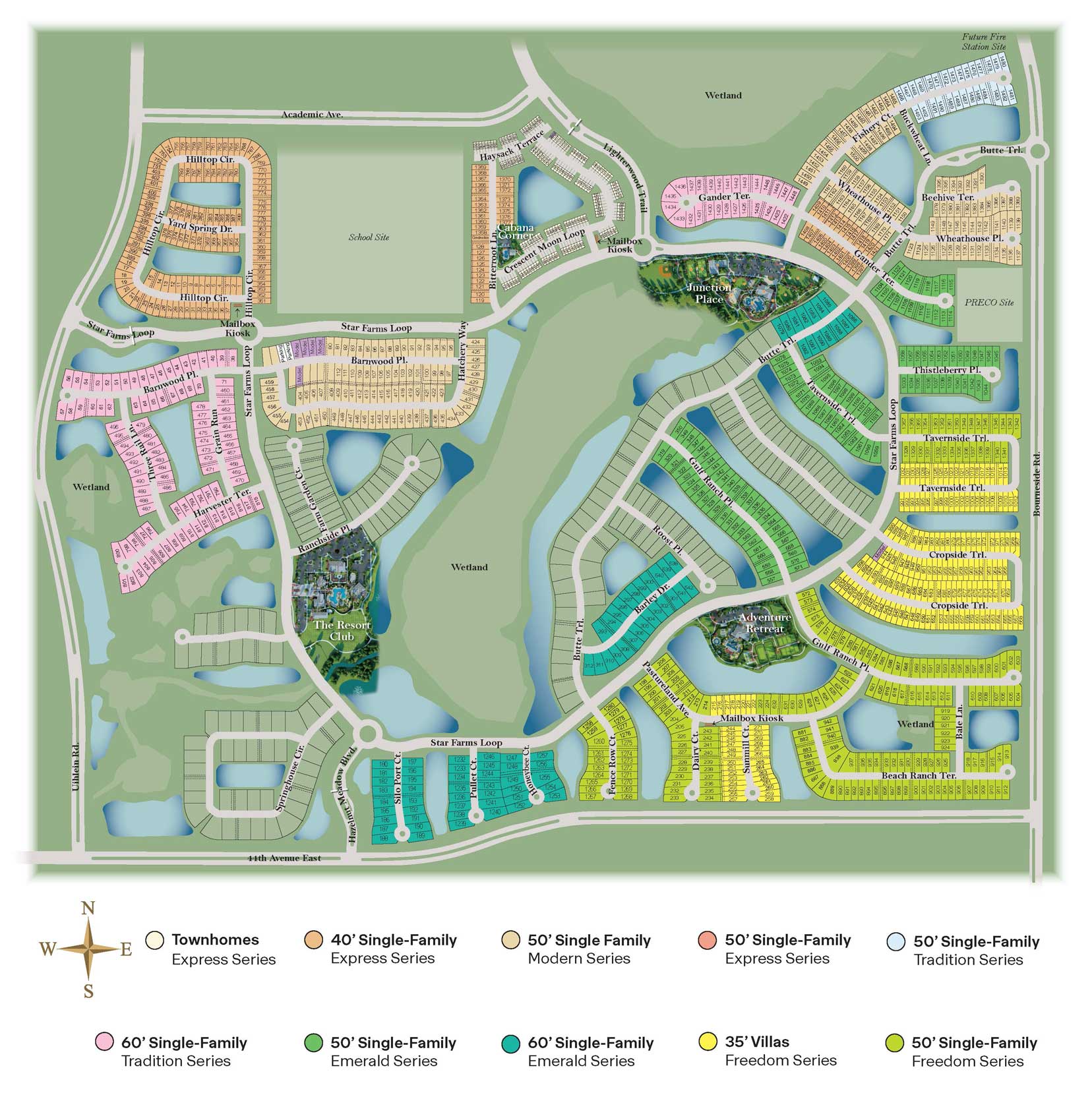Static Lot Map