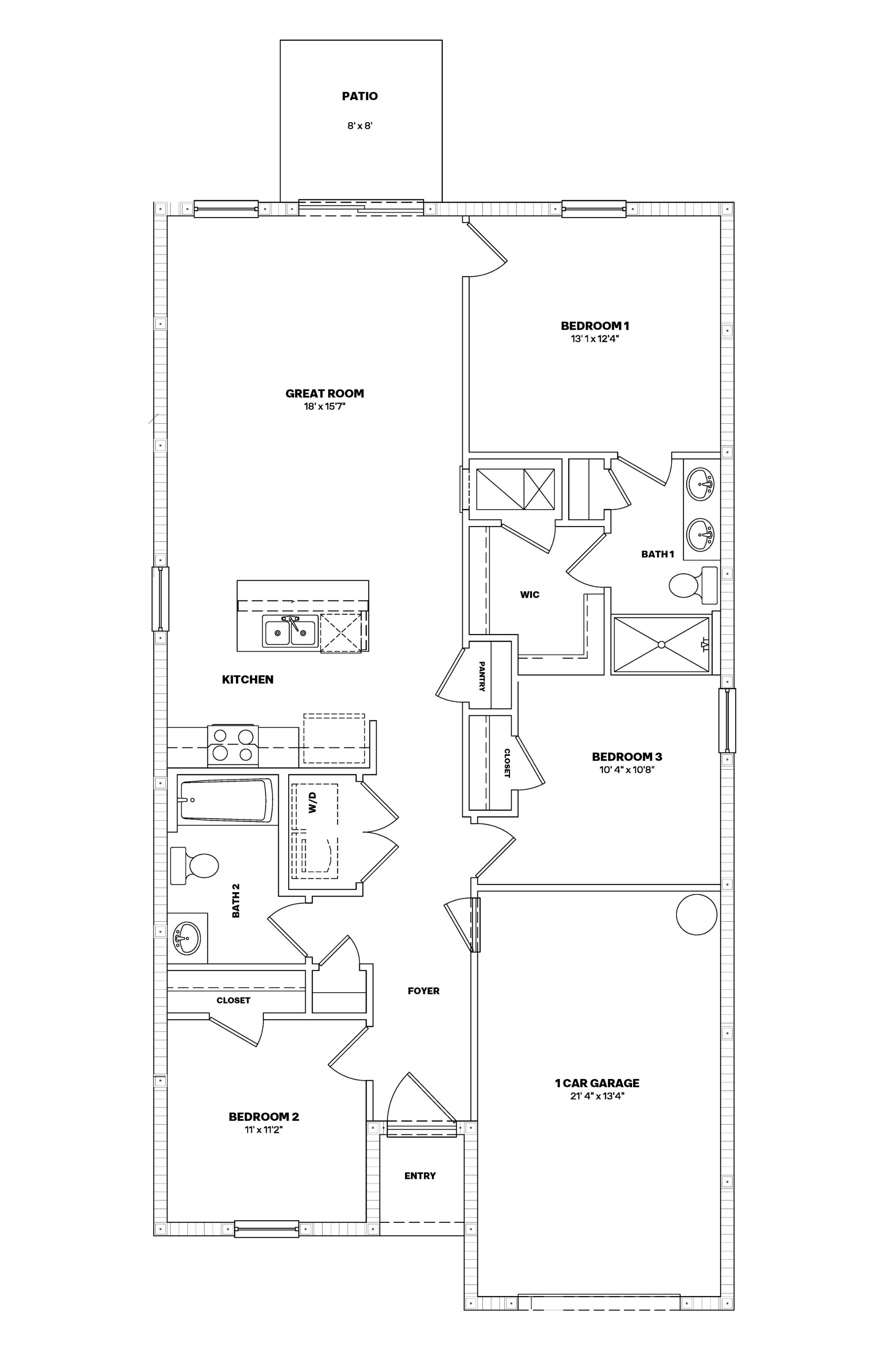 Greenbriar Floorplan Outline