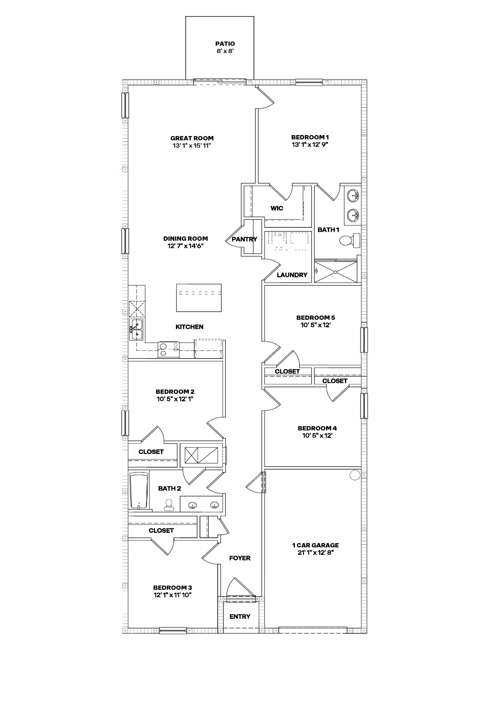 Alford Floorplan Outline