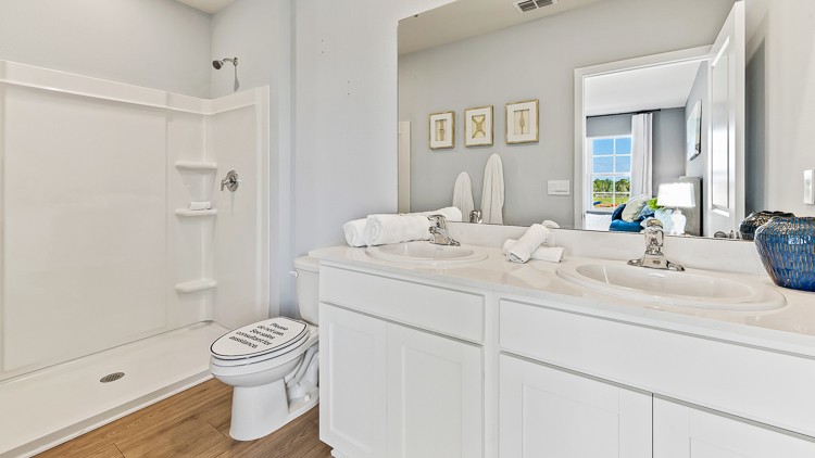Primary bedroom in the Pearson floorplan at Seaire by D.R. Horton in Parrish Florida
