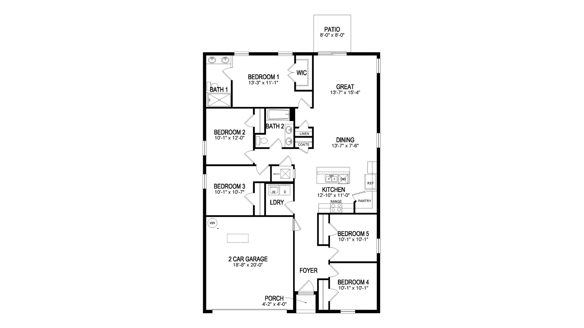 Dundee floorplan outline