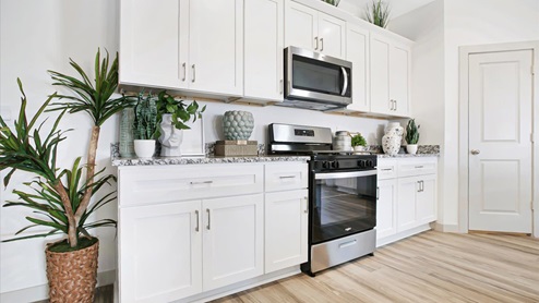 stainless steel appliances with gas range