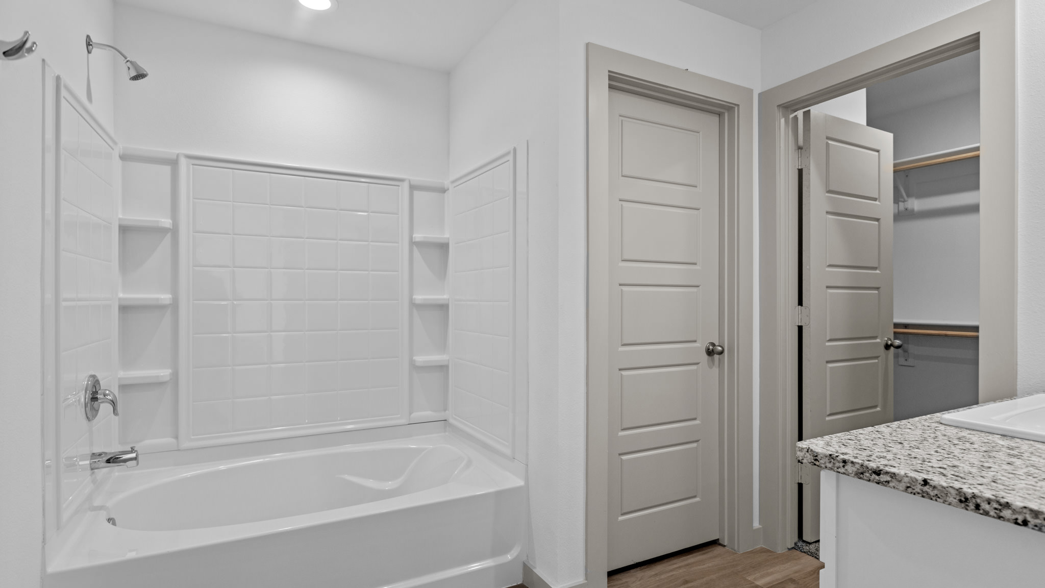 Primary bath and shower combo