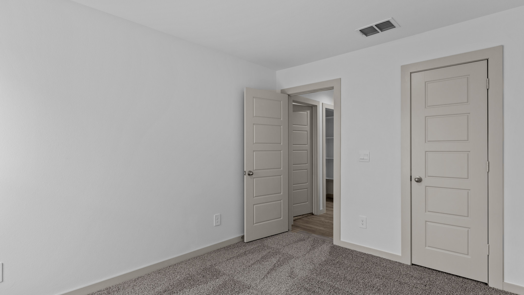 Guest bedroom with spacious closet