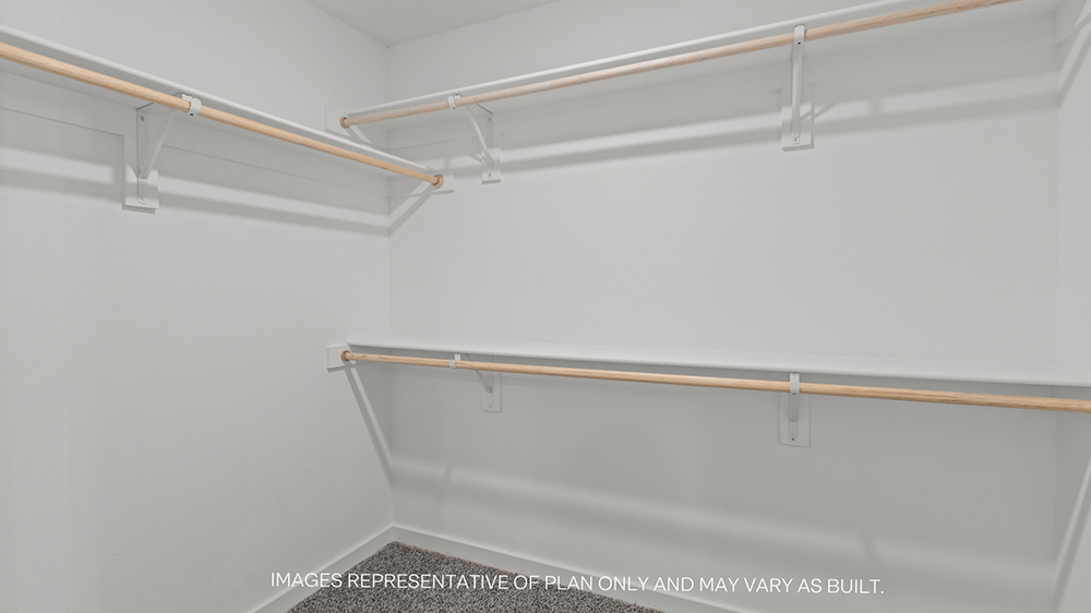 Interior walk-in closet