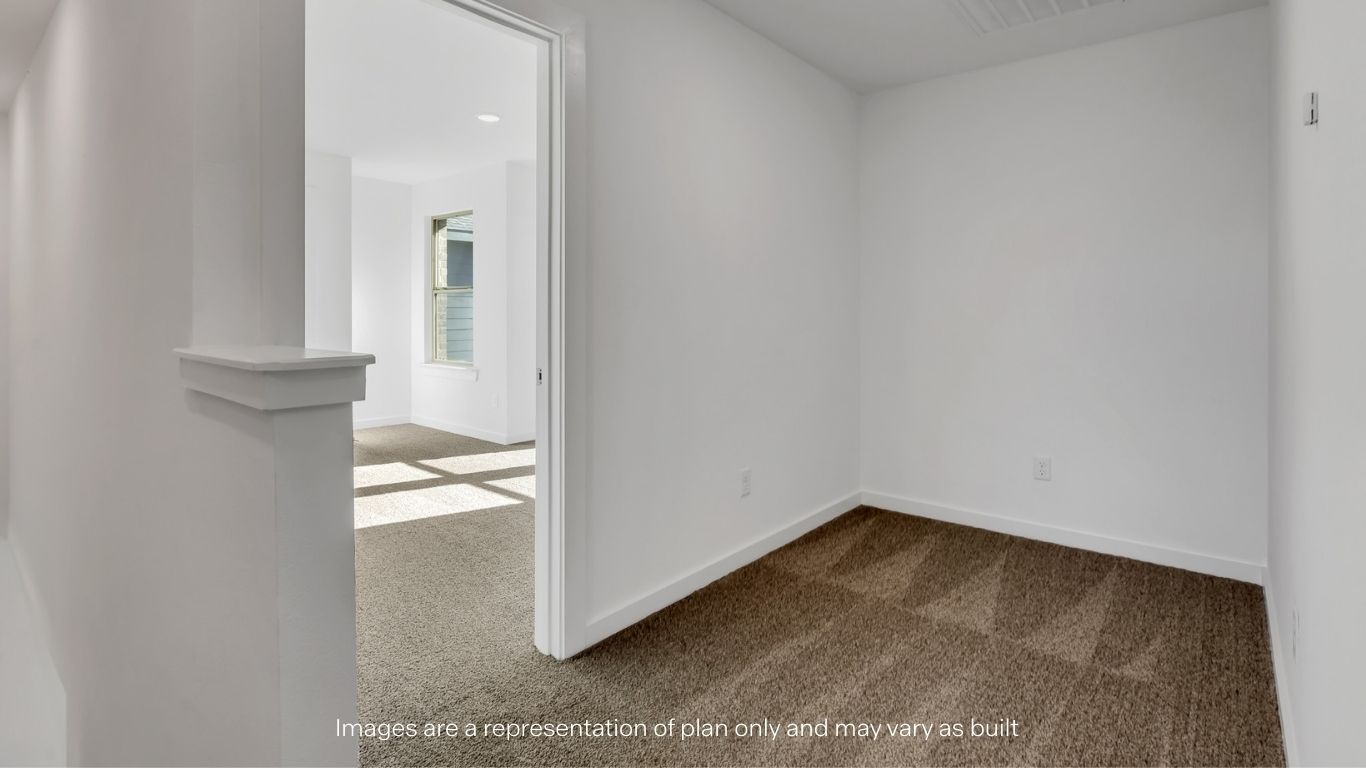 Upstairs landing space surrounded by bedrooms