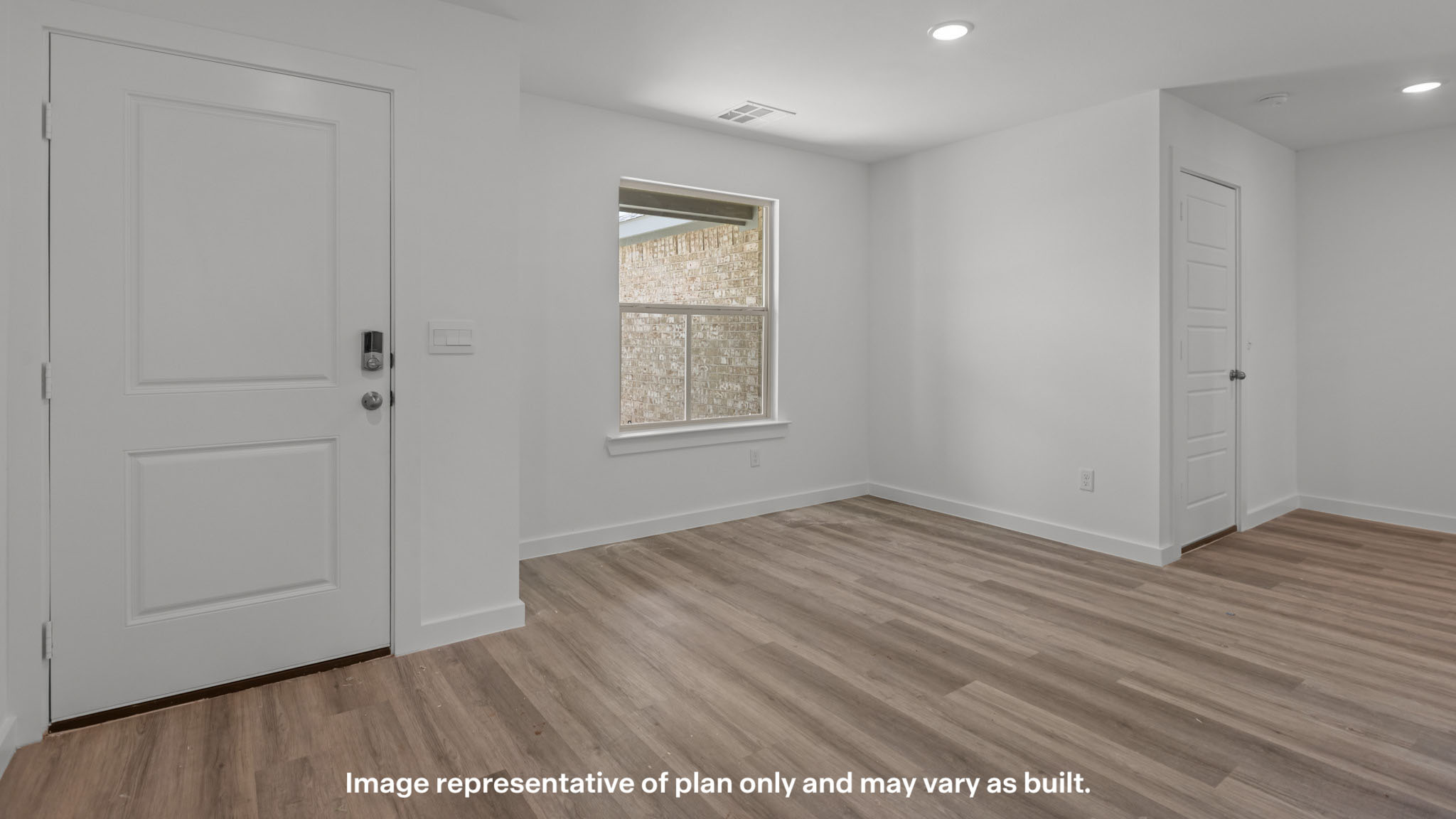 Spacious downstairs front entry space