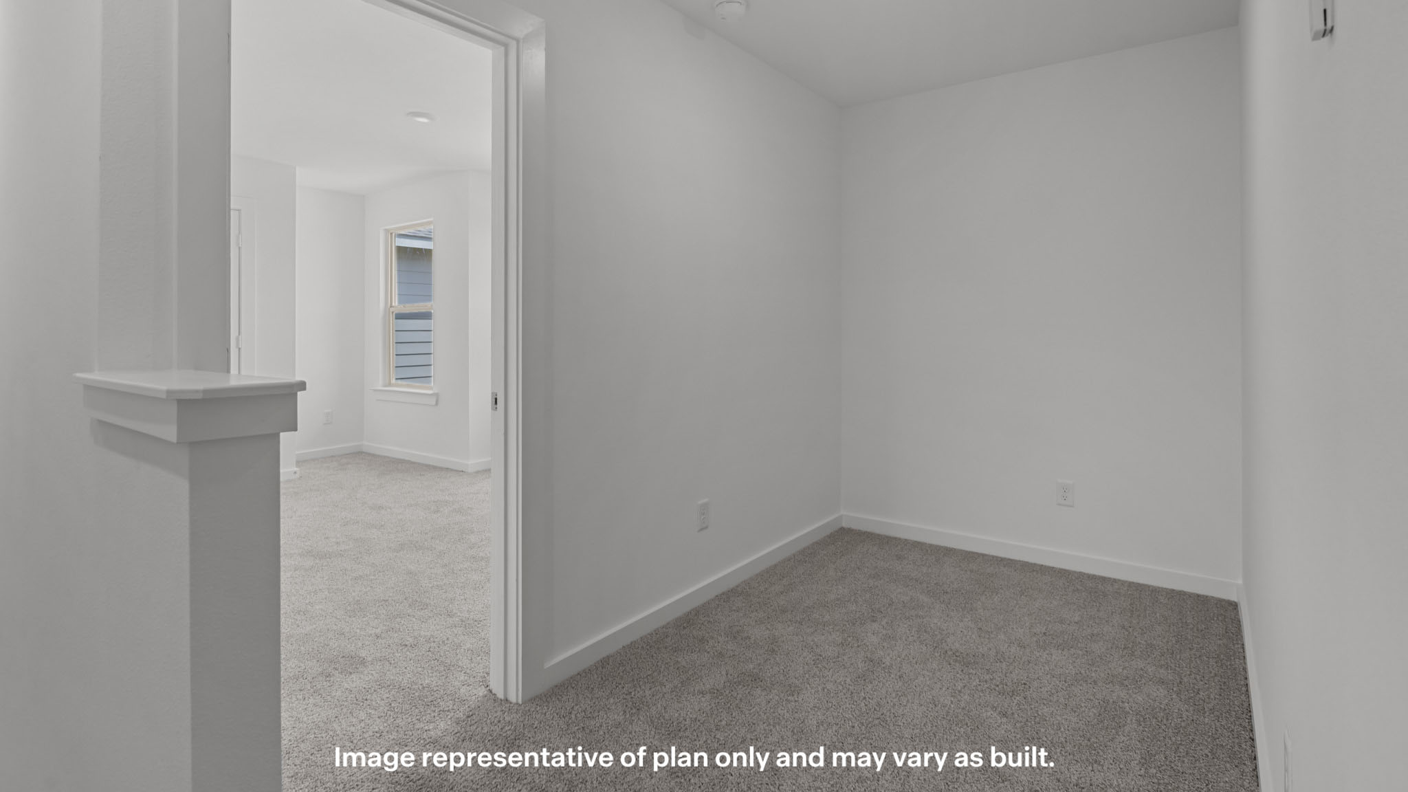 Spacious upstairs landing with natural light