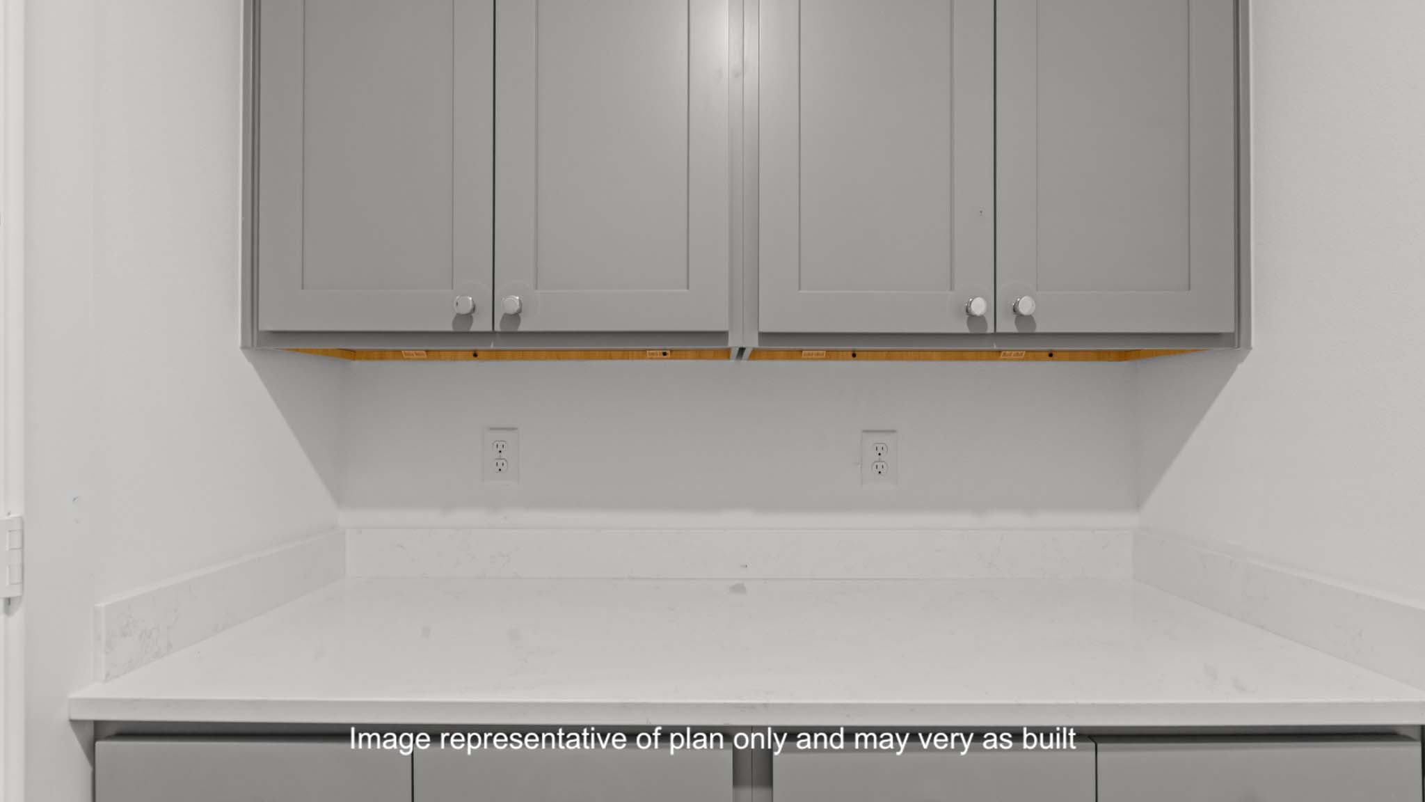 Laundry room and utility closet space with extra storage