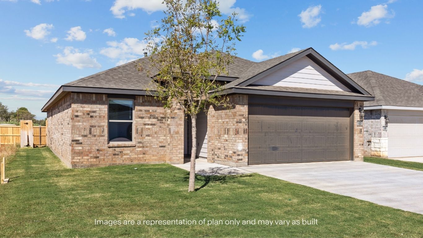 Single story home in West Texas