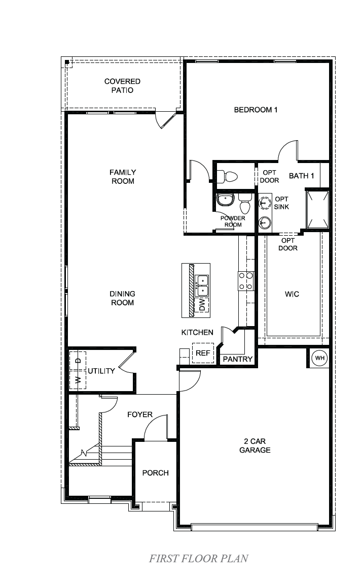 X35 1st story floor plan image