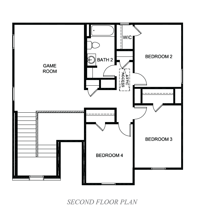 X35 2nd story floor plan image