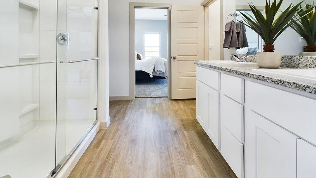 large primary bathroom