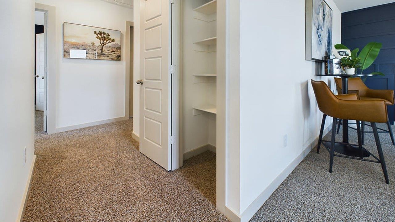 upstairs storage closet