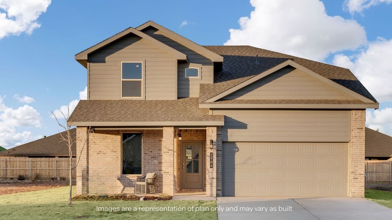 Two story brick home in lubbock texas