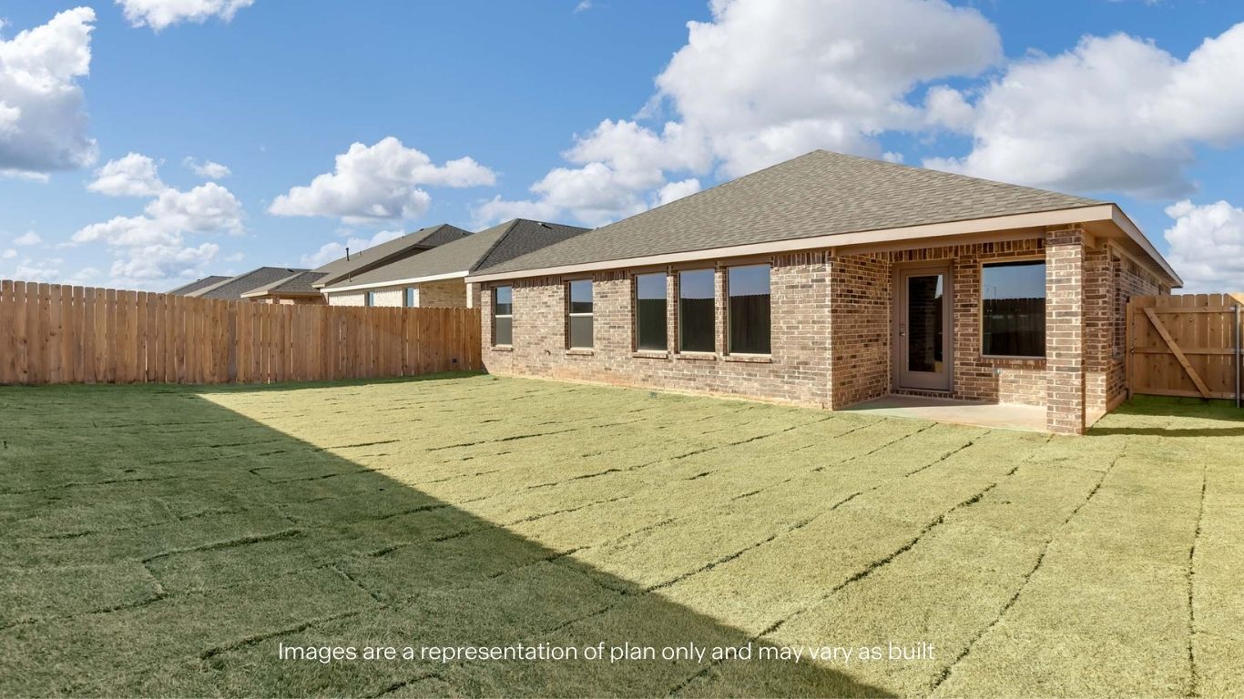 Private spacious fenced-in backyard