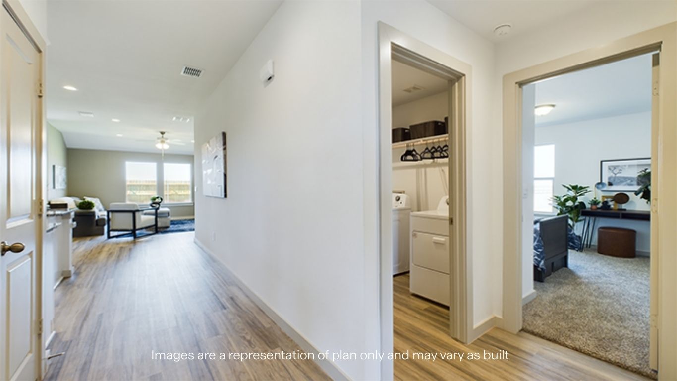 Spacious entry foyer