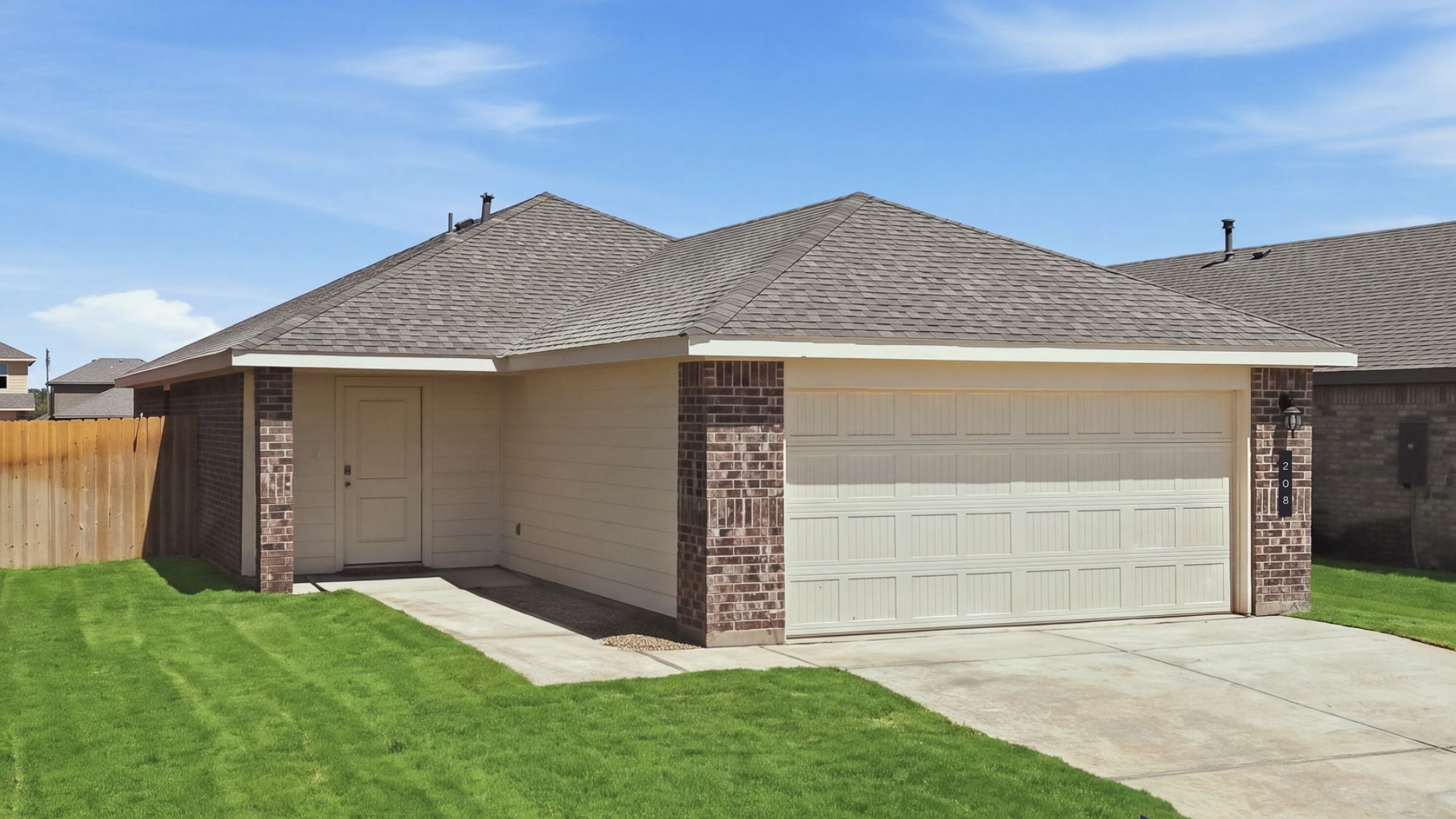 single story home in wolfforth texas