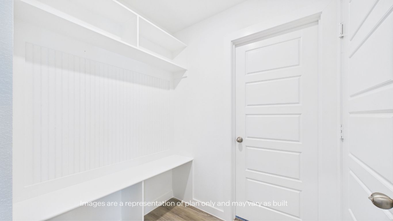 Mudroom and entrance to guest bedroom