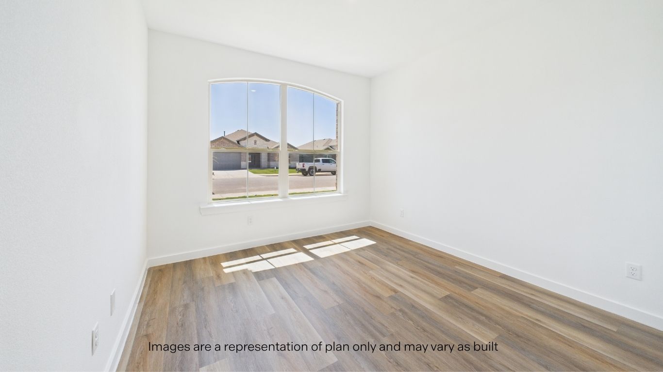 Downstairs guest bedroom 1 or Study room 1 with front windows and ample natural light