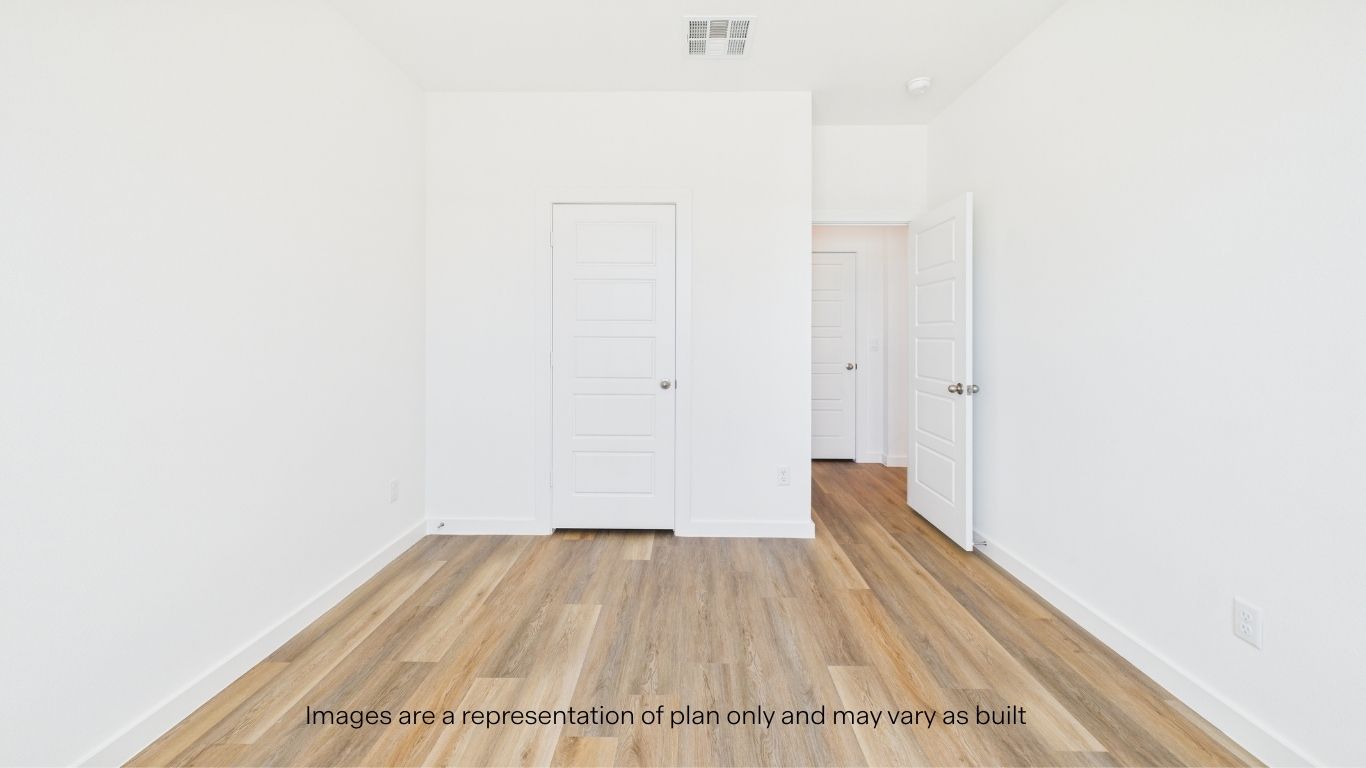 Downstairs guest bedroom 1 or Study room 1 with spacious closet ample natural light