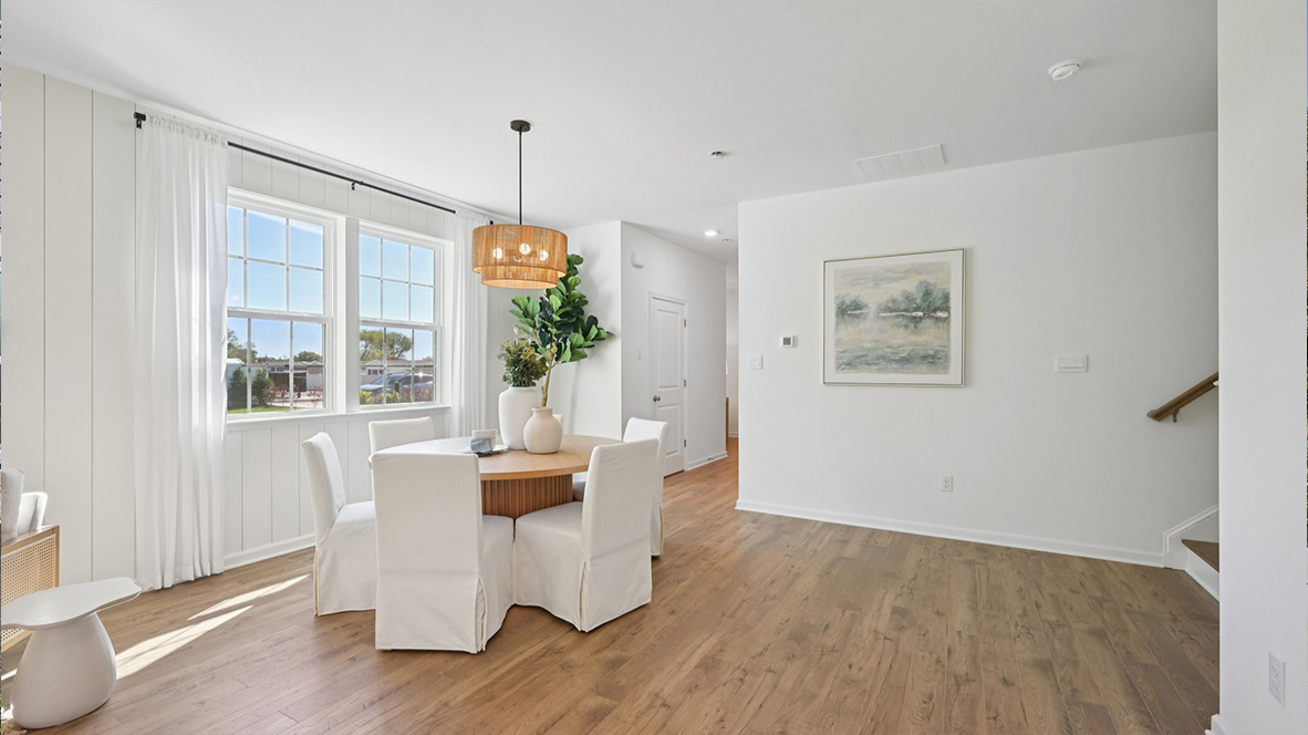 modern round dining table