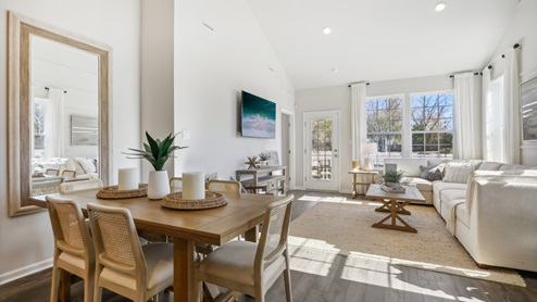 casual dining area