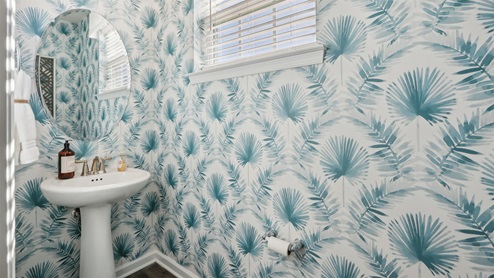 downstairs half bath