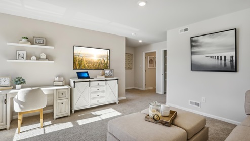 loft area used a flex tv and rec room
