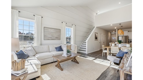 open concept living room